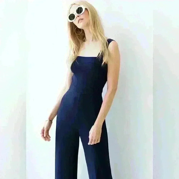 NEW! Amanda Uprichard Square Neck Jumpsuit. - Picture 1 of 9